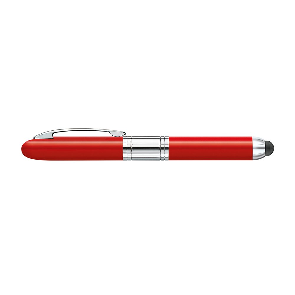 Stempelschreiber - Mini Stamp&Touch Pen - 3 in 1, rot