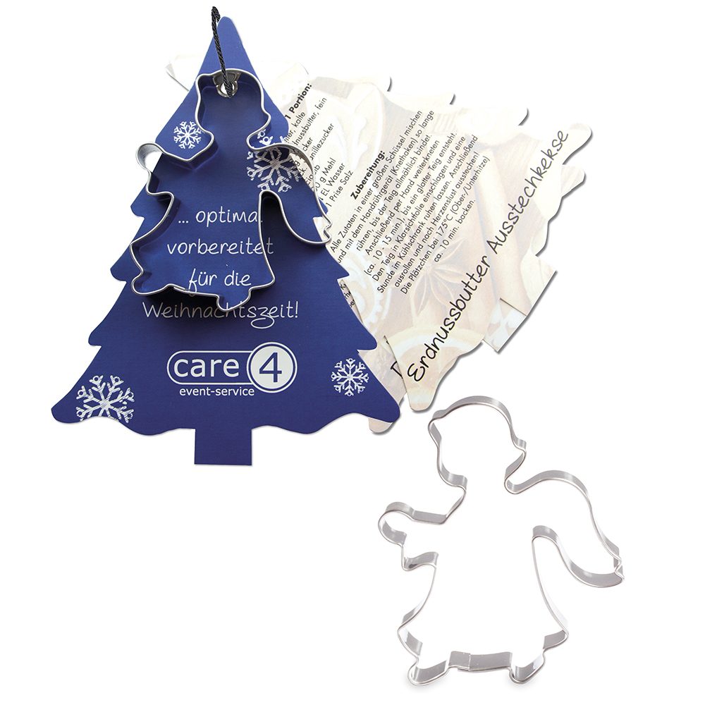 Backförmchen mit Rezeptblock Tannenbaum, emotion factory