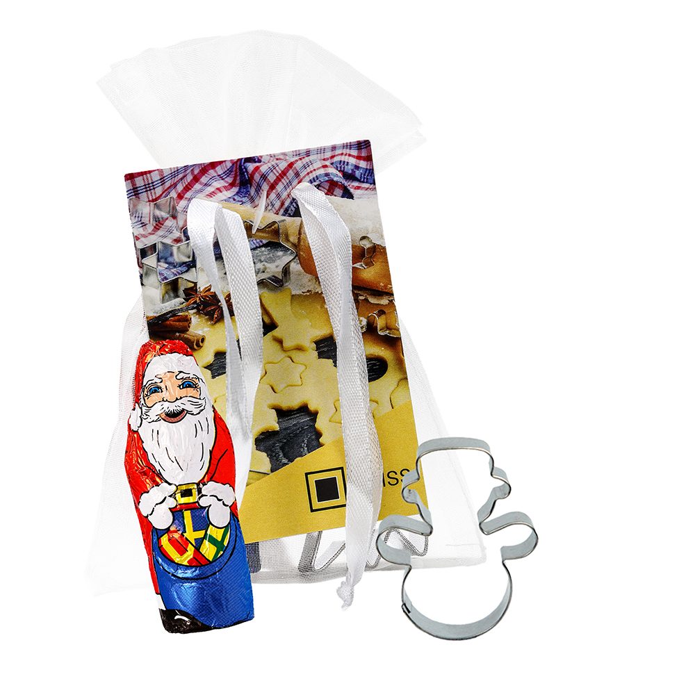 Backförmchen Schoko-Set, Schneemann