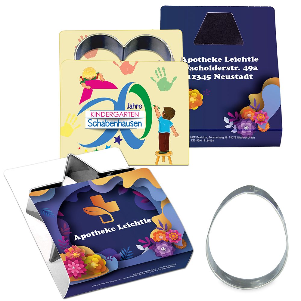 Backförmchen Single-Pack - Weihnachten, Ostern & Haustiere, Ei 4/0-c