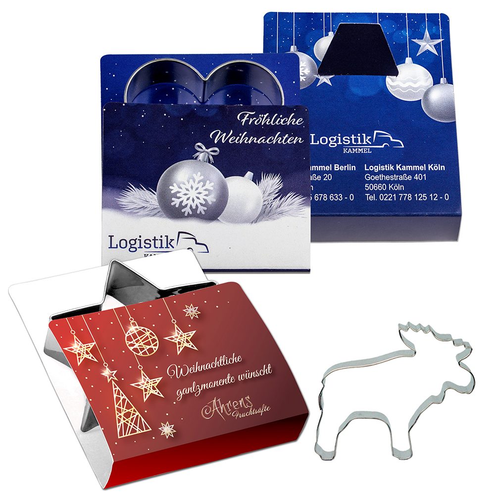 Backförmchen Single-Pack - Weihnachten, Ostern & Haustiere, Elch 4/0-c