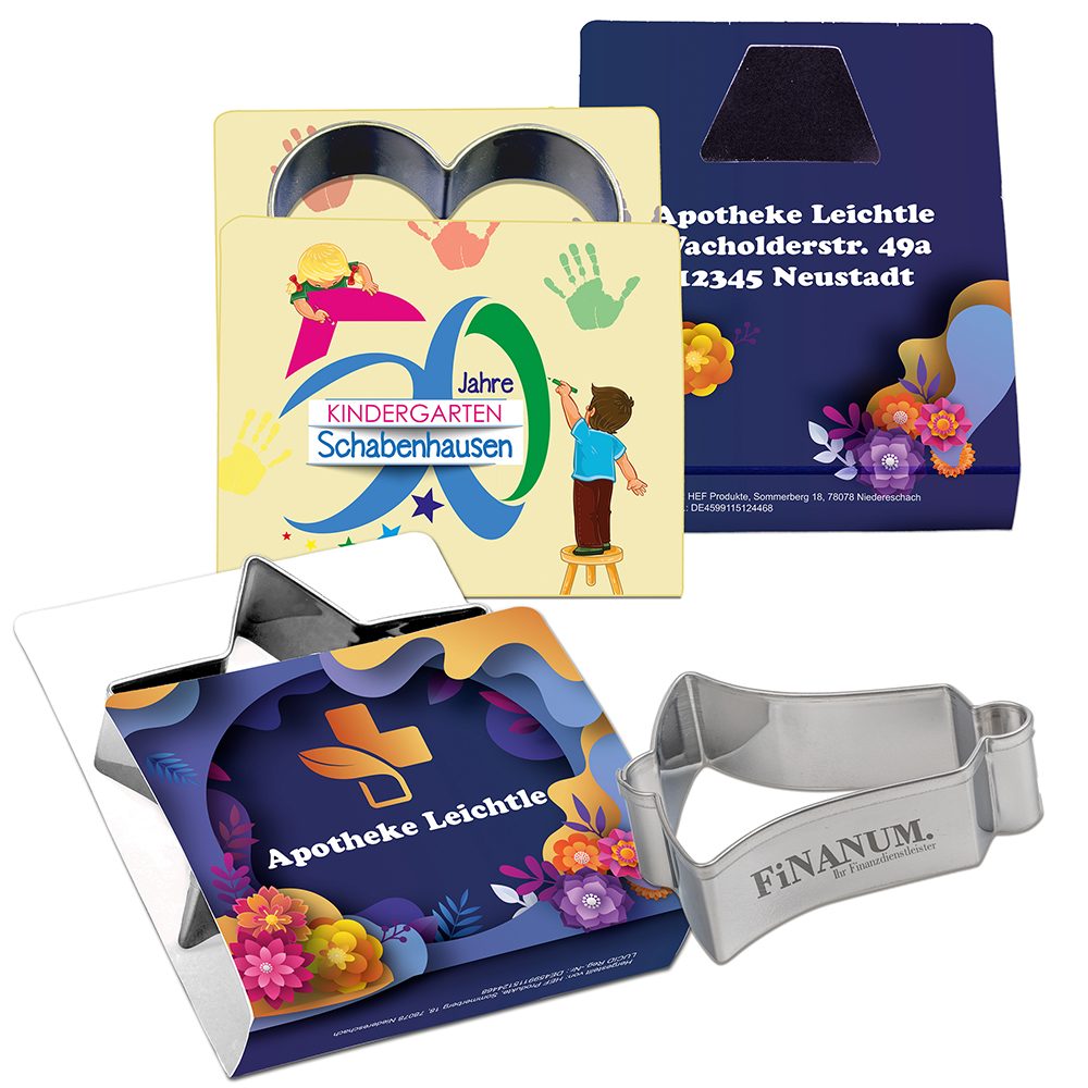 Backförmchen Single-Pack - Weihnachten, Ostern & Haustiere, Engel 4/4-c, Lasergravur