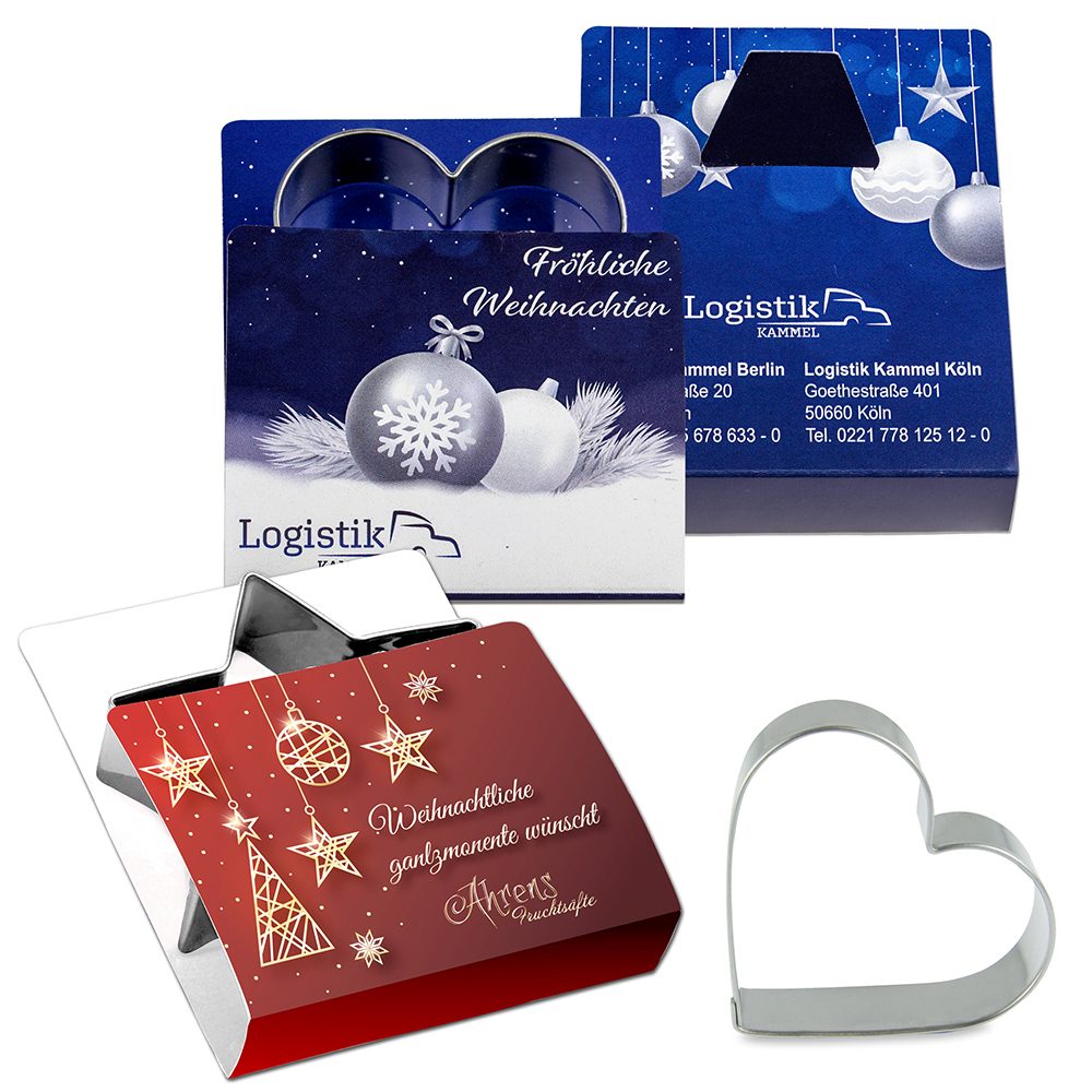Backförmchen Single-Pack - Weihnachten, Ostern & Haustiere, Herz 4/0-c