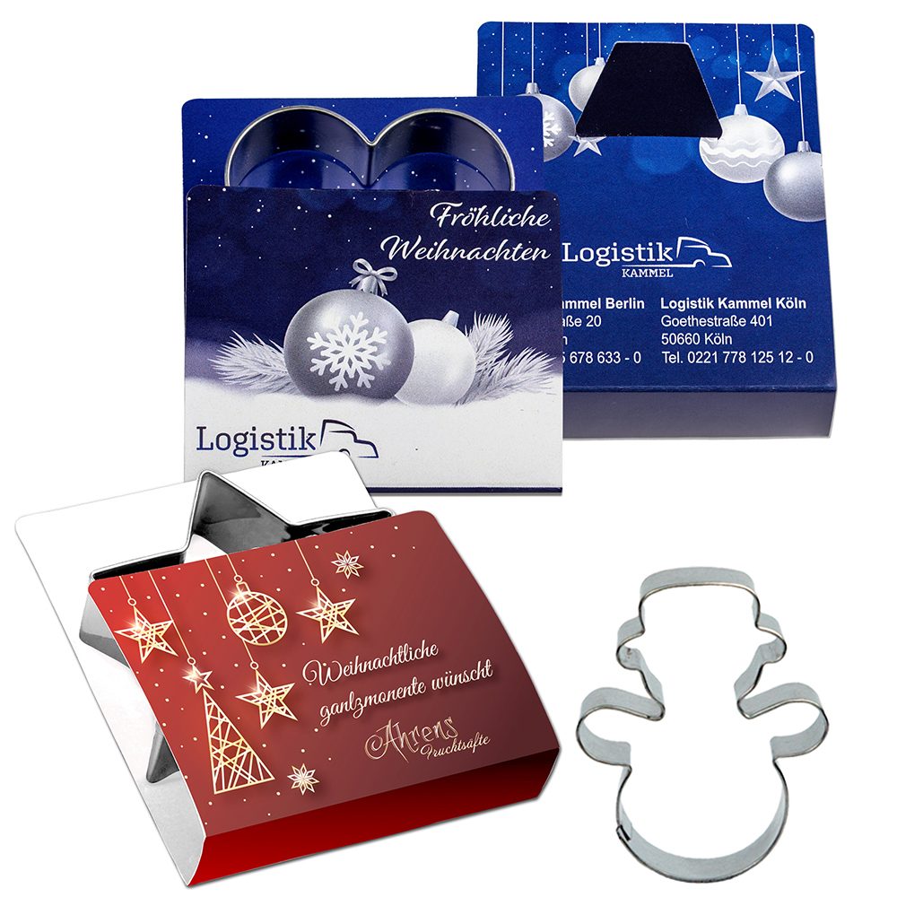 Backförmchen Single-Pack - Weihnachten, Ostern & Haustiere, Schneemann 4/0-c