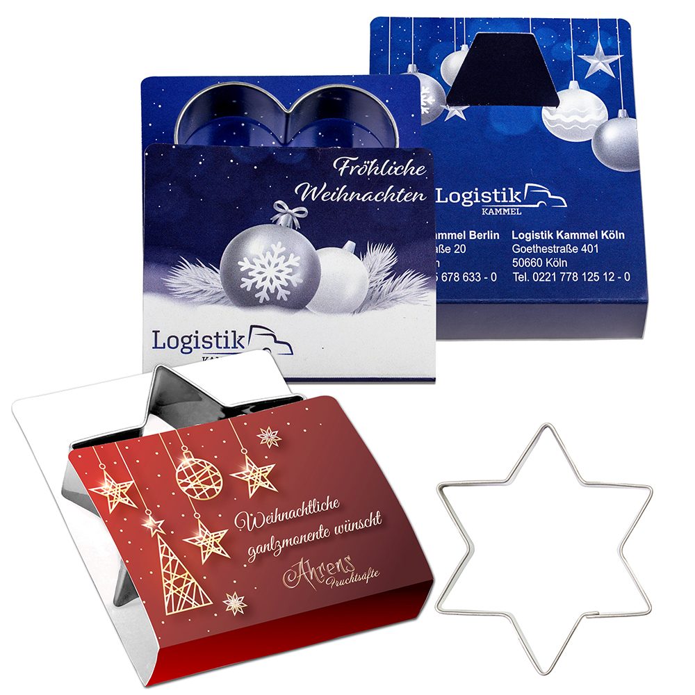 Backförmchen Single-Pack - Weihnachten, Ostern & Haustiere, Stern 4/0-c