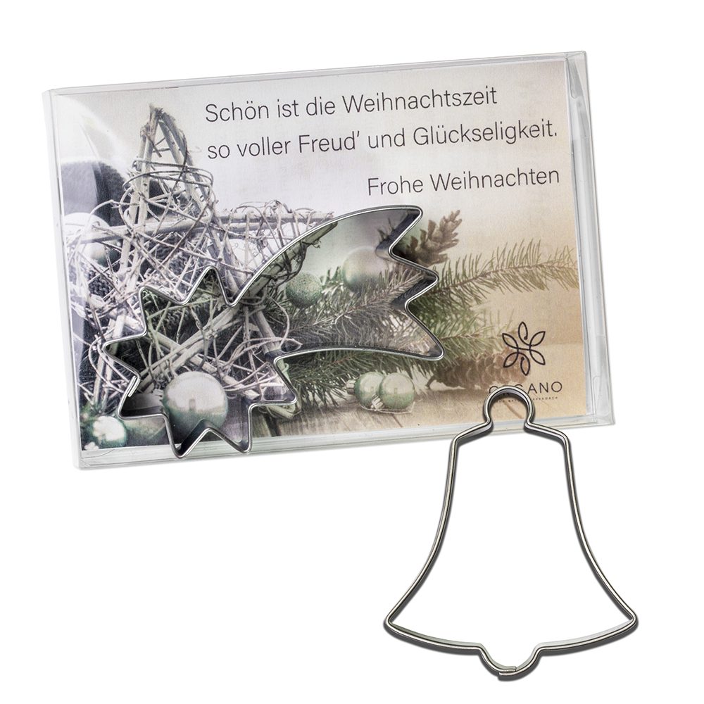 Backförmchen in der Box, Glocke