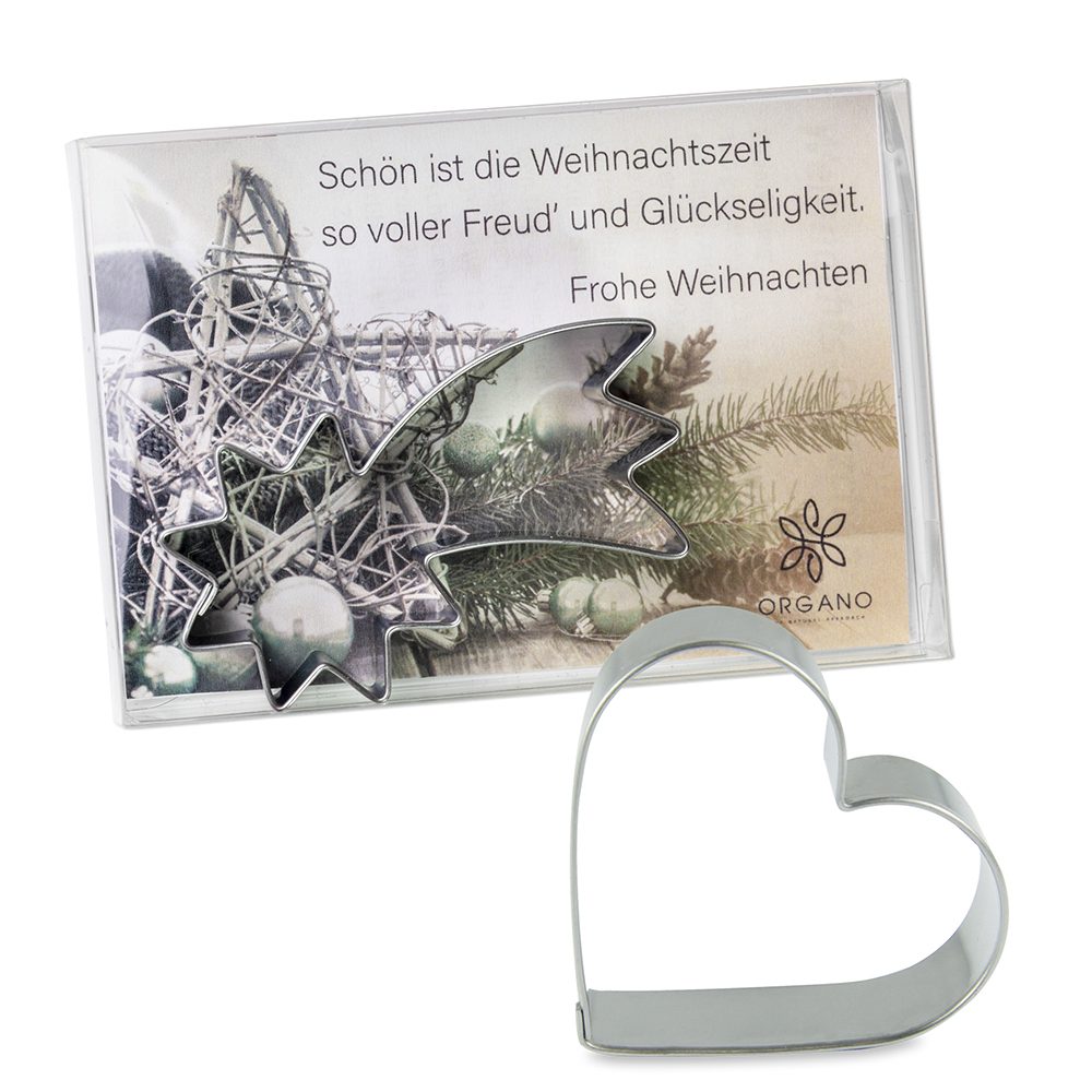 Backförmchen in der Box, Herz