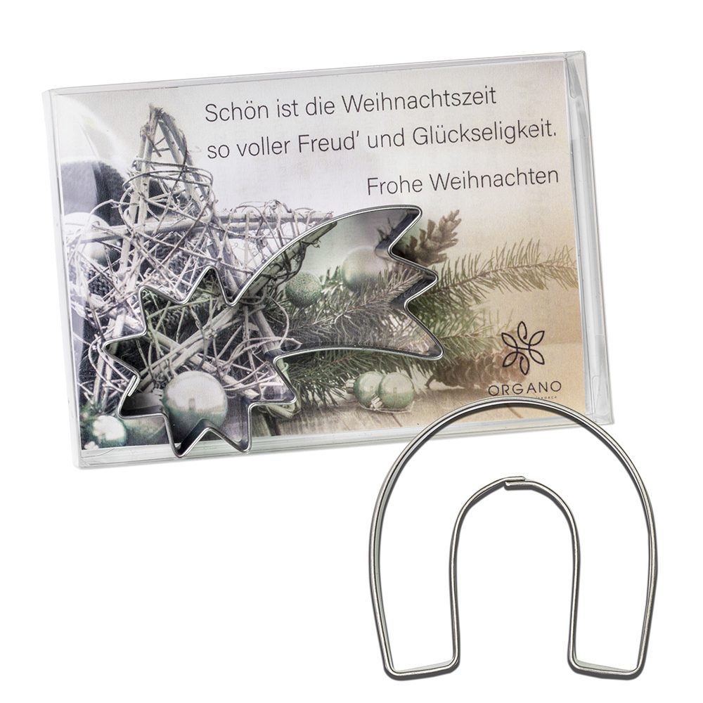 Backförmchen in der Box, Hufeisen