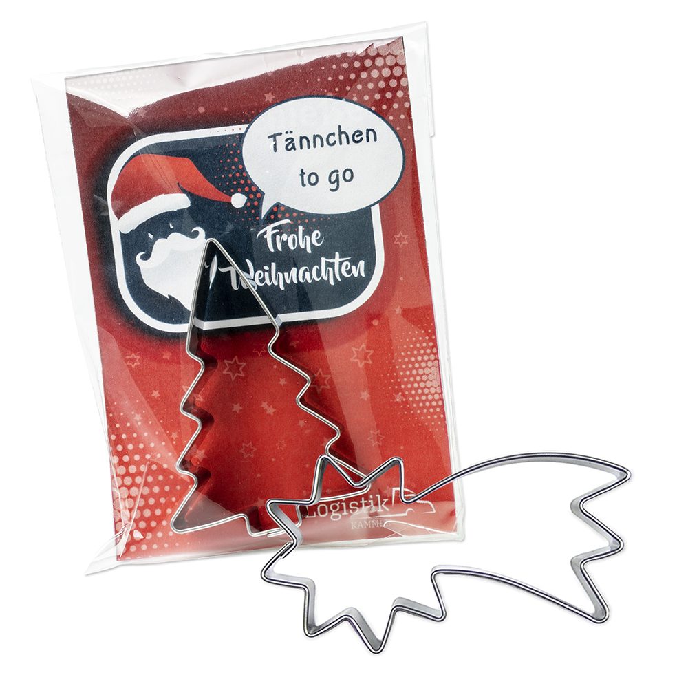 Backförmchen in der Werbetüte, Komet