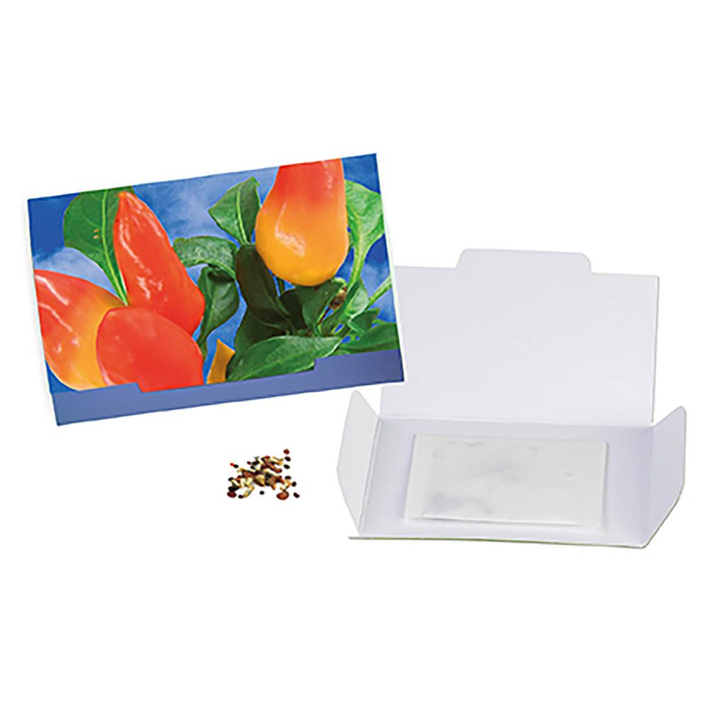 Flower-Card mit Samen, Gewürzpaprika