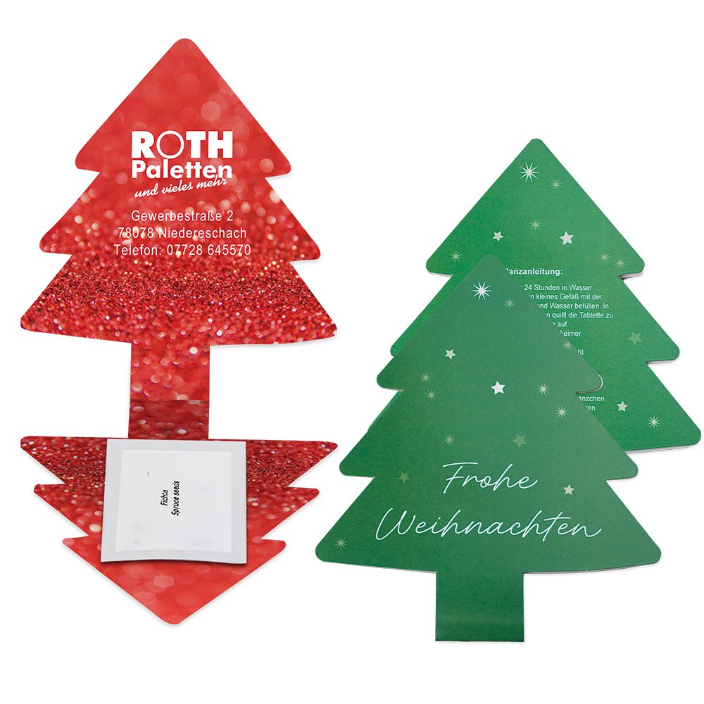 Klappkärtchen Tannenbaum, emotion factory