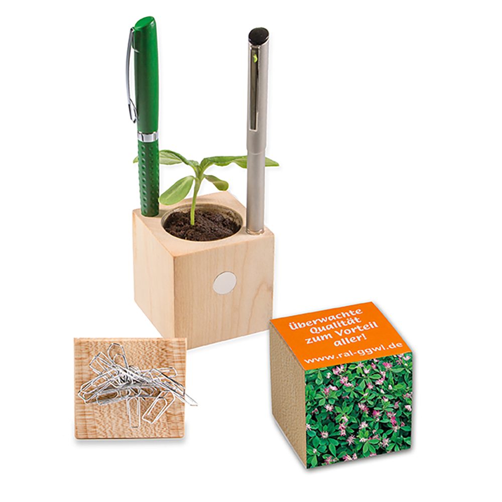 Pflanz-Holz Büro mit Samen, Persischer Klee