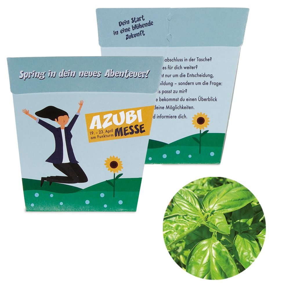 POTTI Card - Samenset, Basilikum