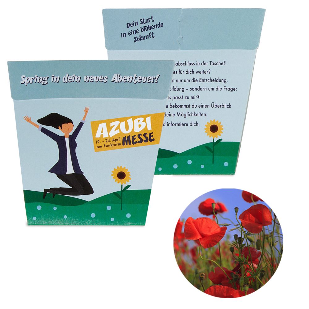 POTTI Card - Samenset, Mohn