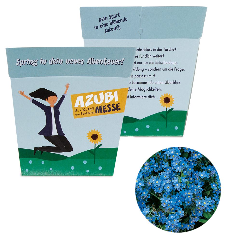 POTTI Card - Samenset, Vergissmeinnicht