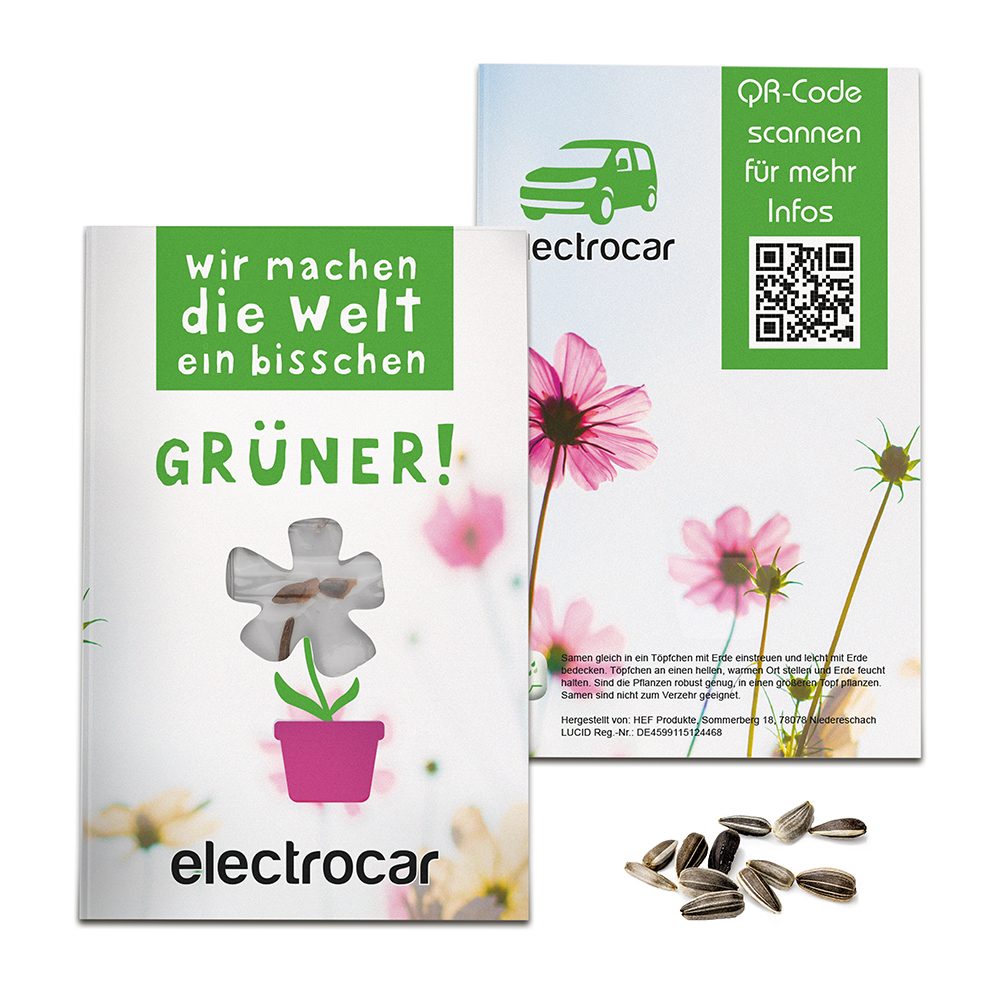 Samen-Karte-Mini Blume, emotion factory
