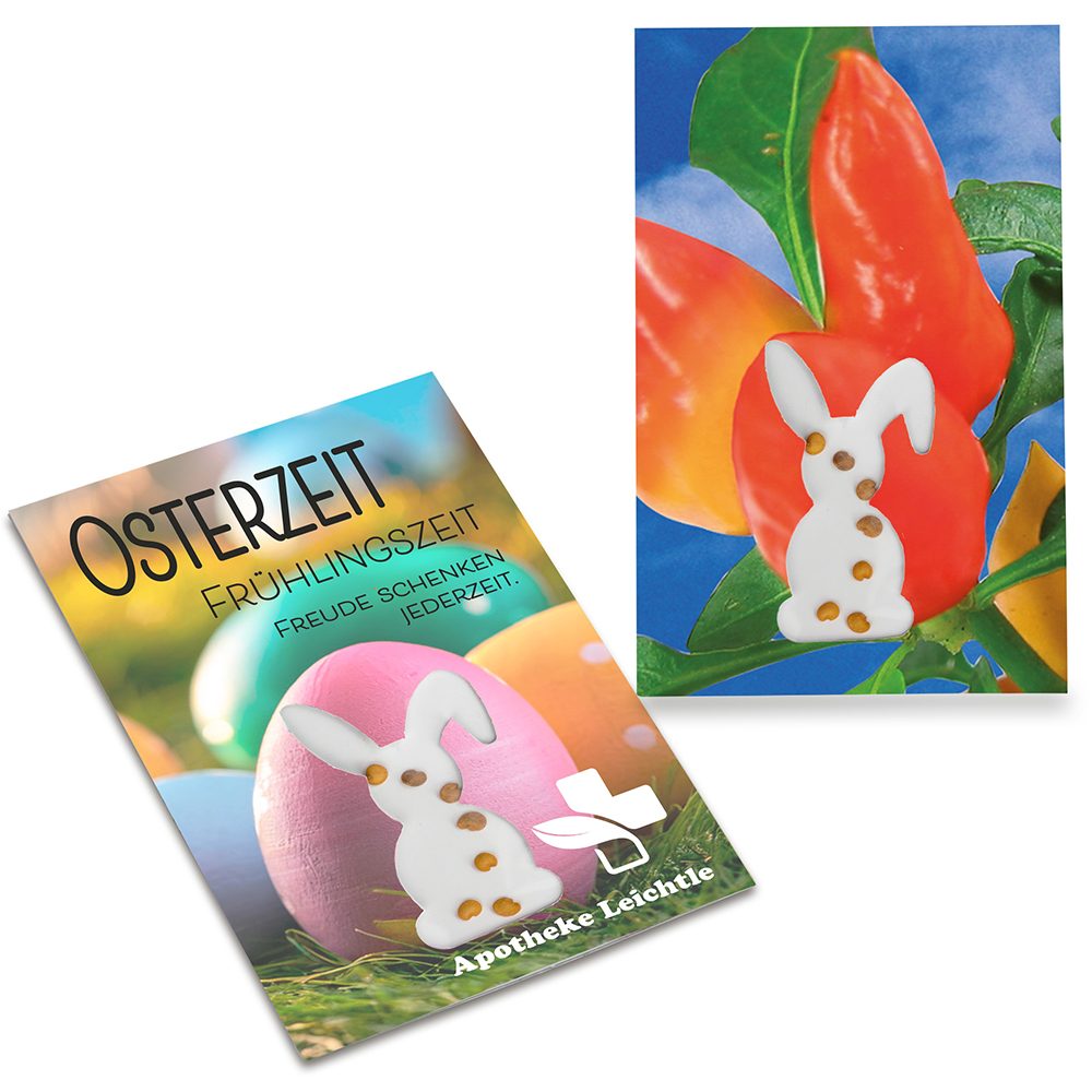 Samen-Karte-Mini Ostern, Gewürzpaprika