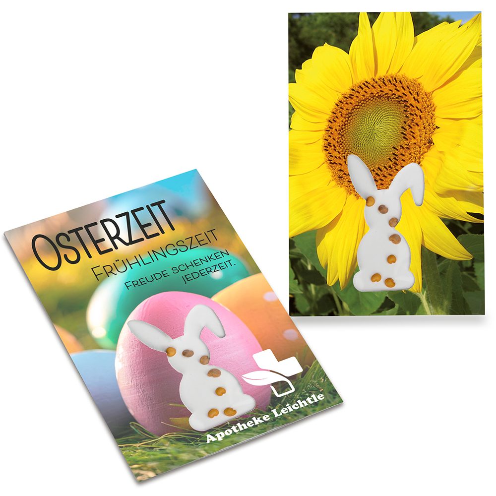 Samen-Karte-Mini Ostern, Sonnenblume