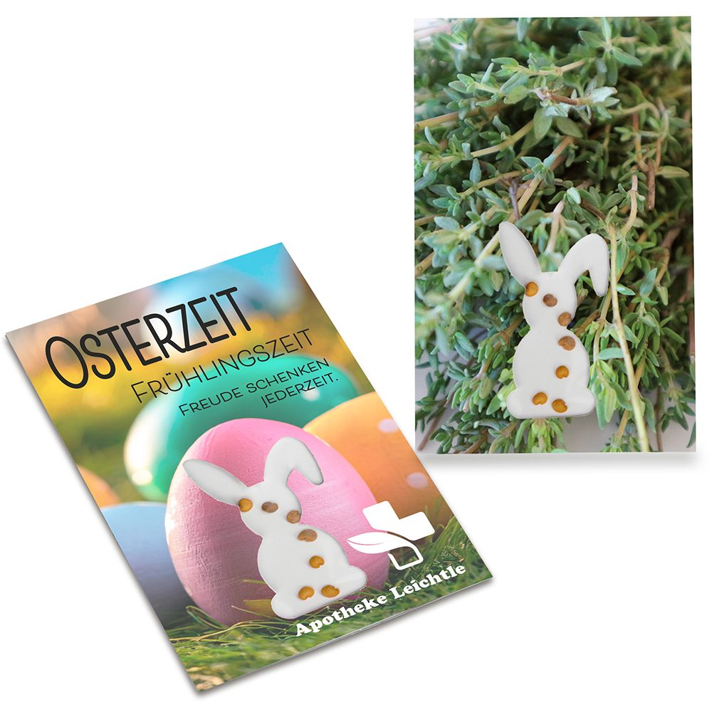 Samen-Karte-Mini Ostern, Thymian