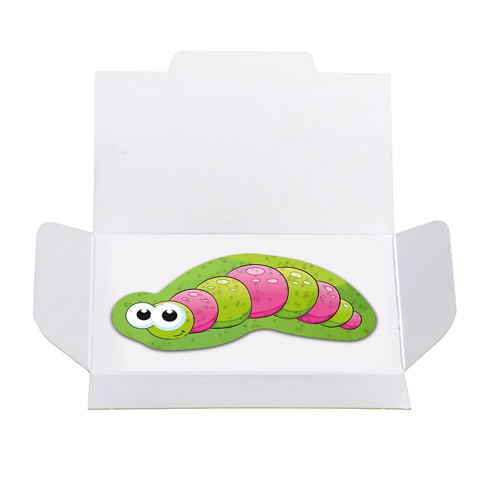 Samenpapier - Standardmotiv, Raupe Wanda (ab 500 Stk.)