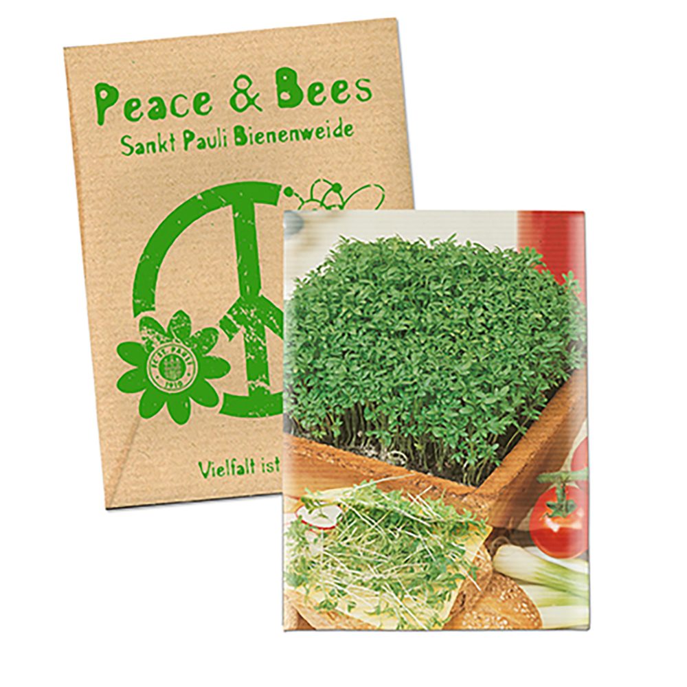 Samentütchen Klein, Natronkraftpapier - Gartenkresse