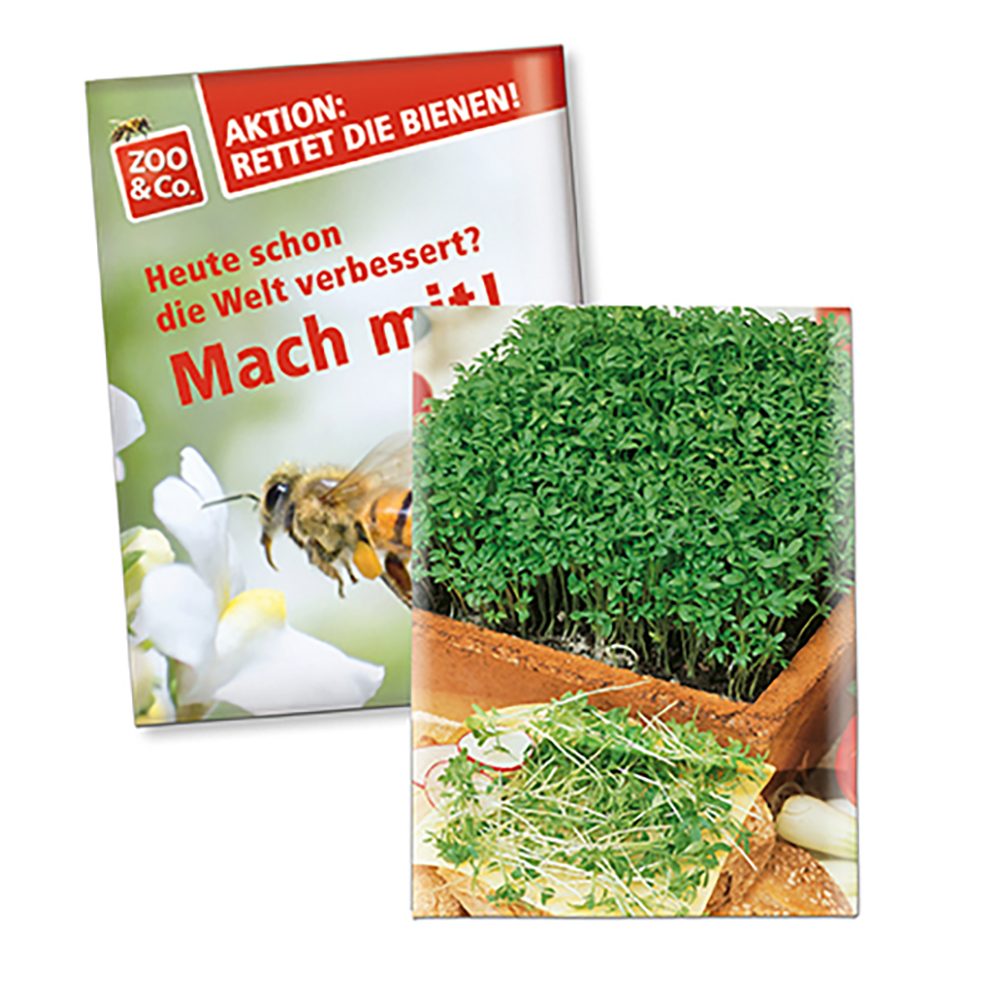 Samentütchen Klein, Standardpapier - Gartenkresse