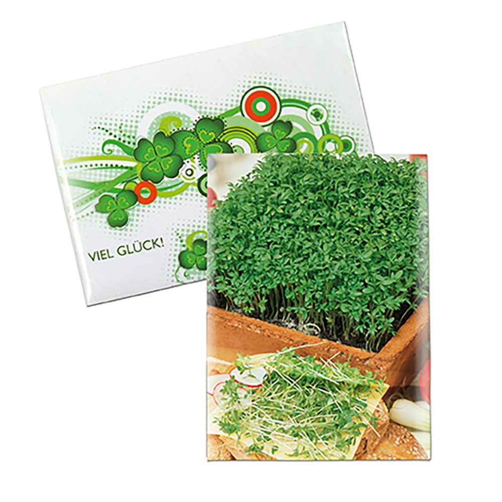 Samentütchen Mini, Standardpapier - Gartenkresse