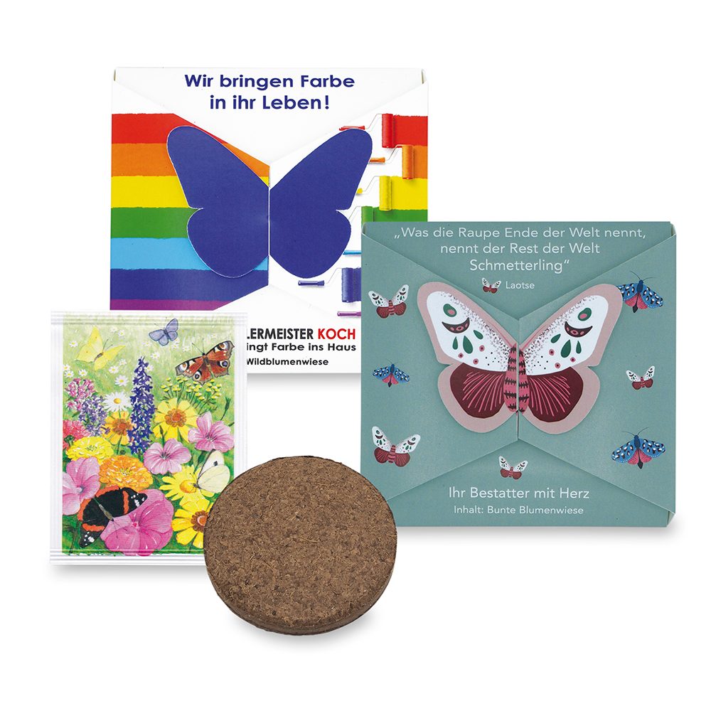 Verschluss - Samenkarte Schmetterling, emotion factory