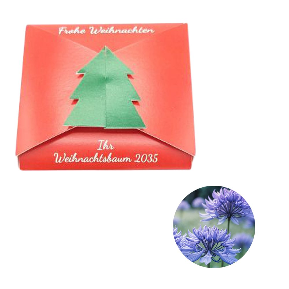 Verschluss - Samenkarte Tannenbaum, Kornblume