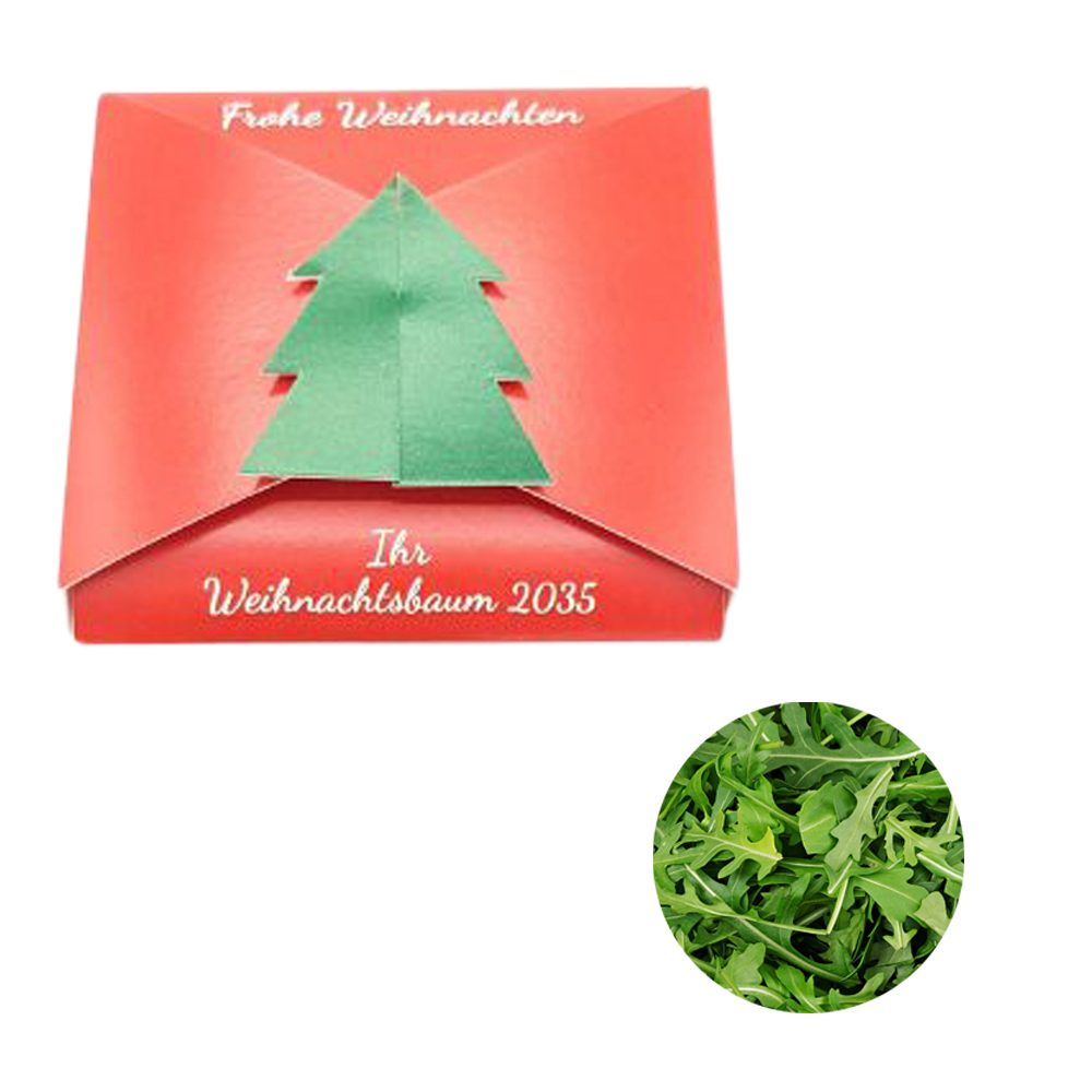 Verschluss - Samenkarte Tannenbaum, Rucola