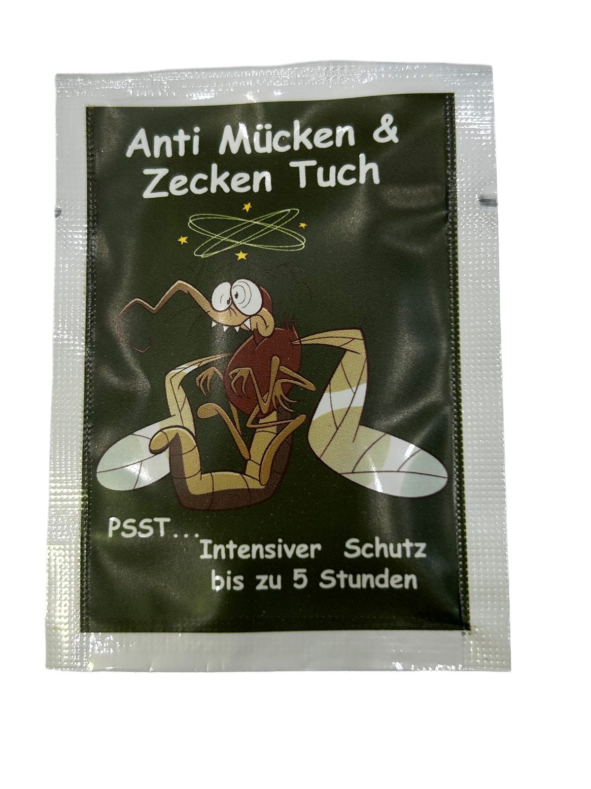Anti-Mücken-Zecken Tuch im Sachet aus Papier