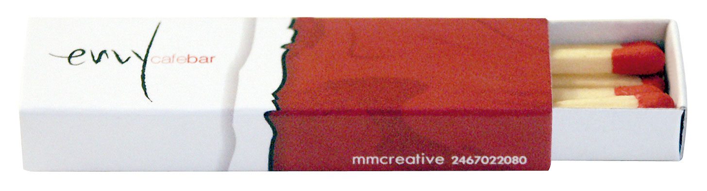 Streichholzschachtel 5,5 x 1,7 x 0,9 cm