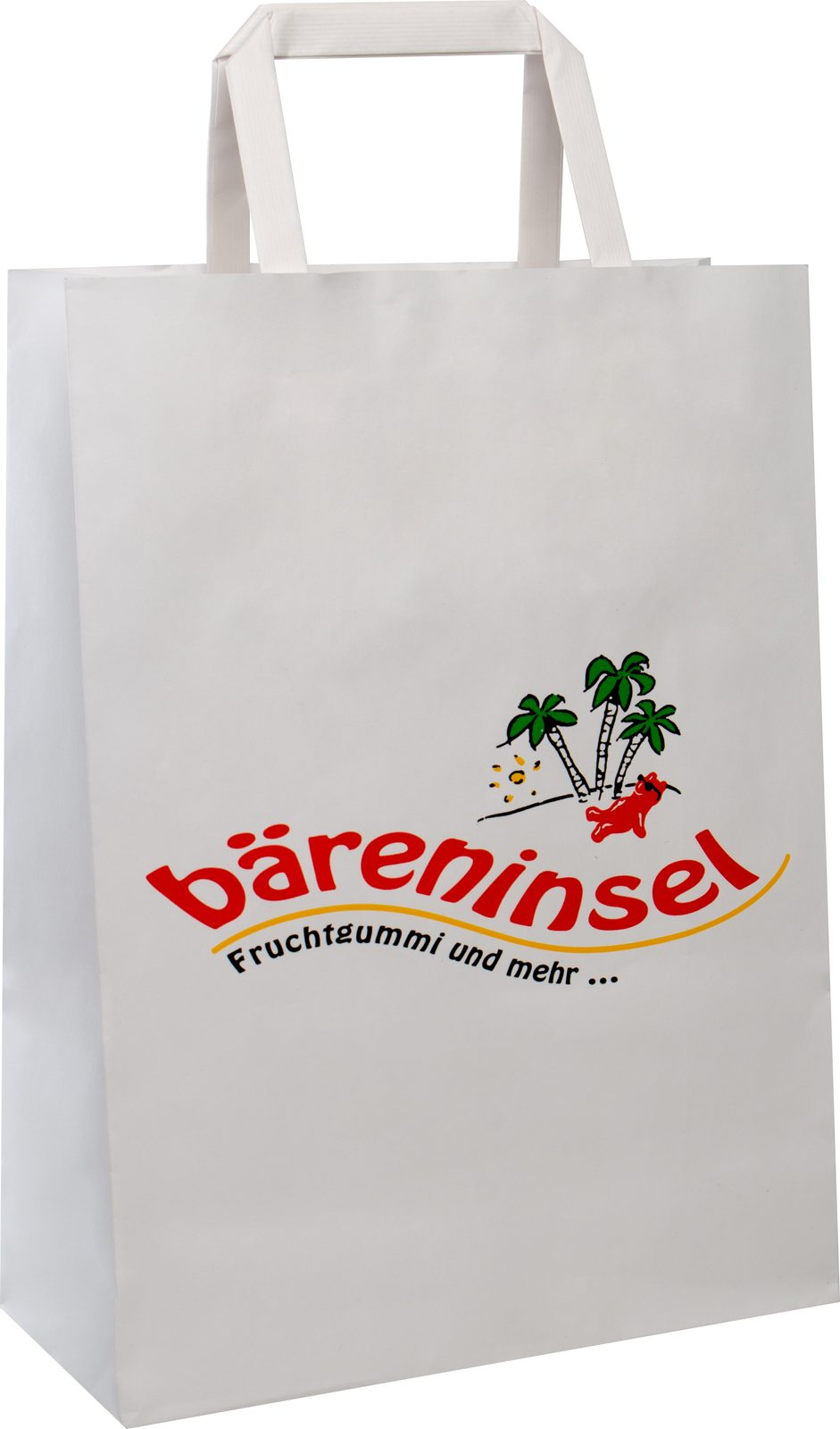 Tragetasche BASIC mit flachen Papiergriffen, 18 x 8 x 24 cm