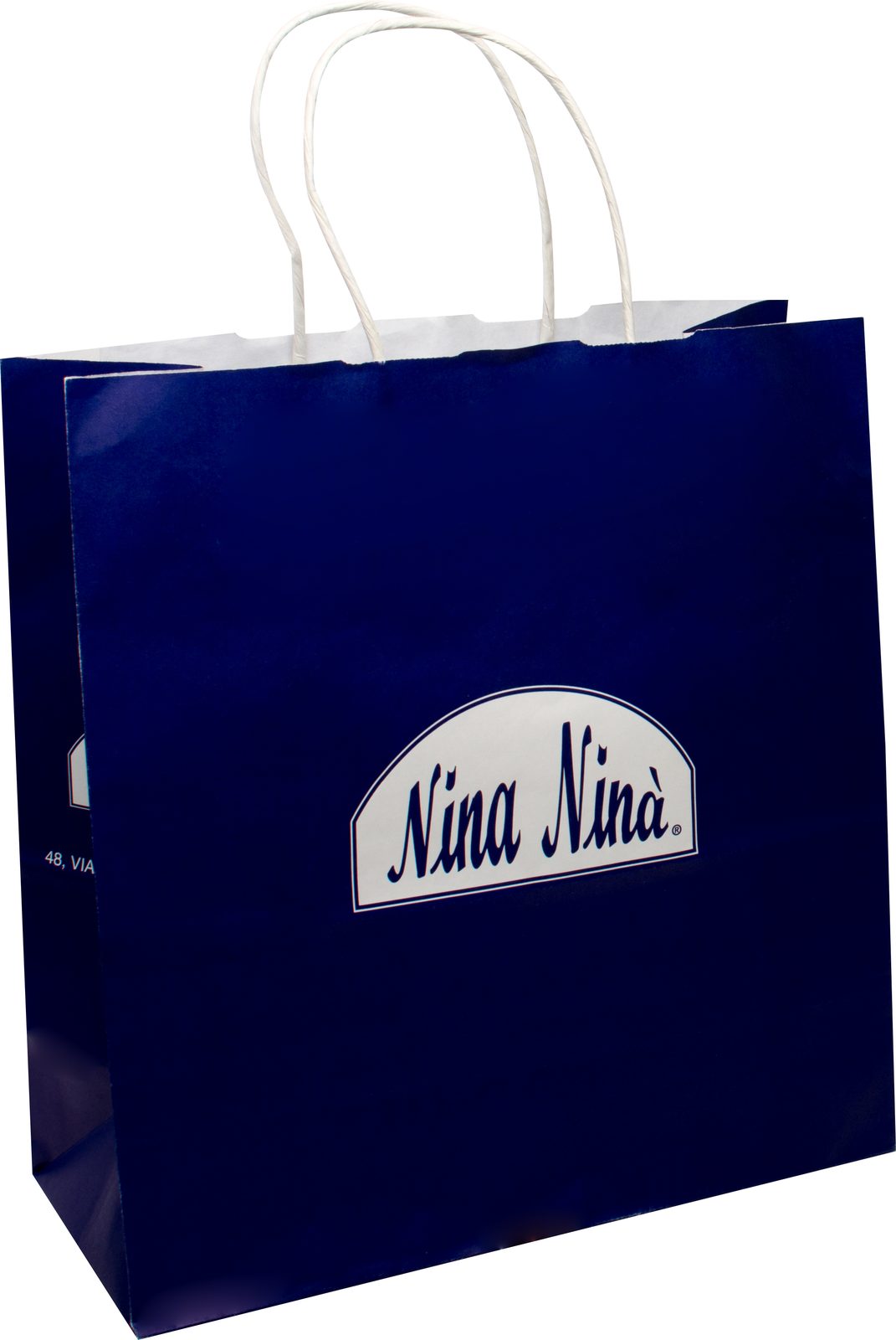 Tragetasche BASIC mit gedrehten Papiergriffen, 25 x 11 x 26 cm