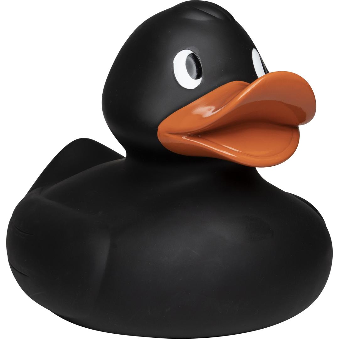 Quietsche-Ente Giant, schwarz · 30,0 cm