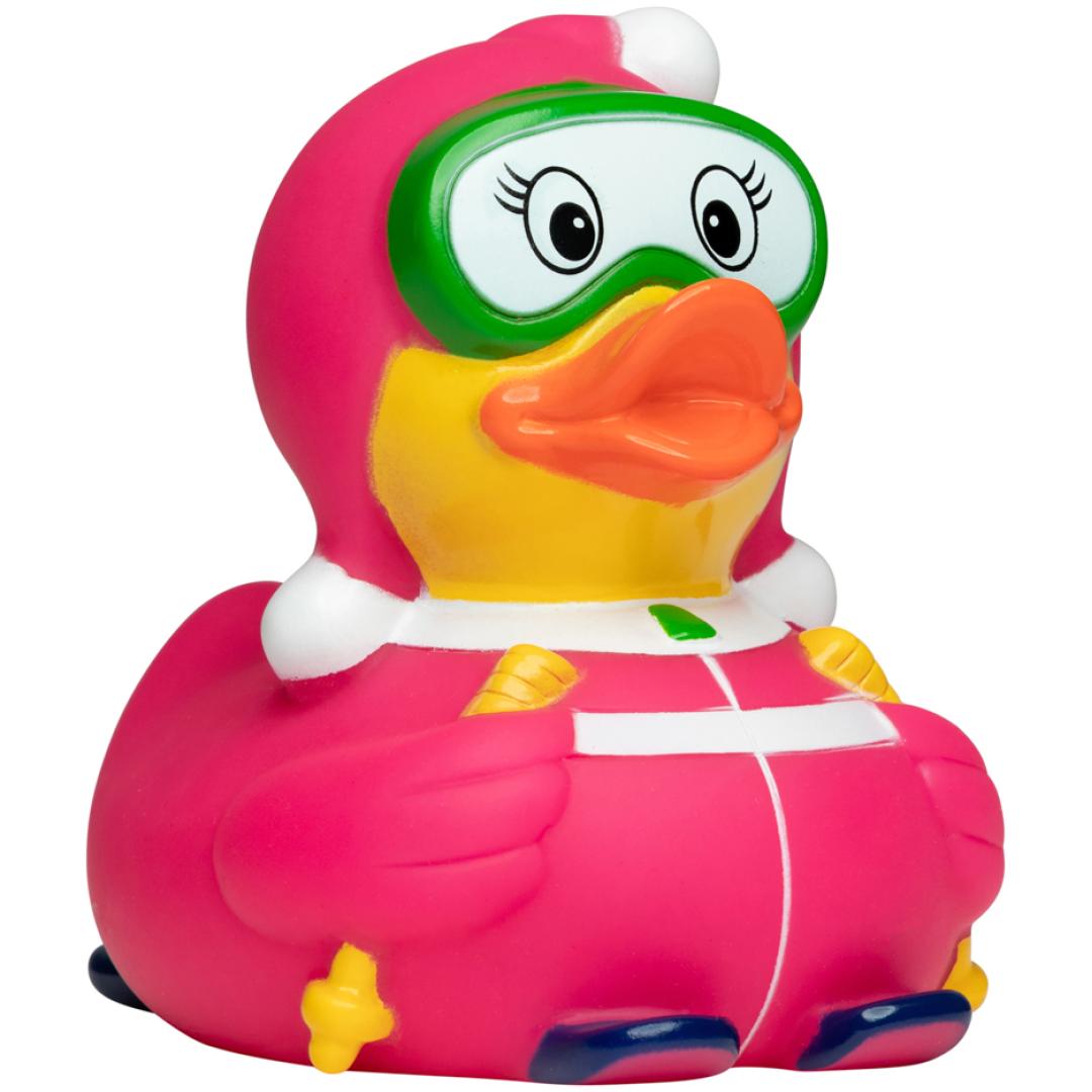 Quietsche-Ente Ski-Fahrerin, Schnabels®