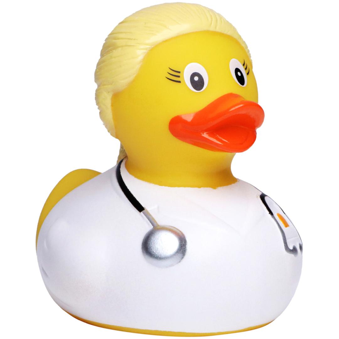 Quietsche-Ente Ärztin, blond, Schnabels®
