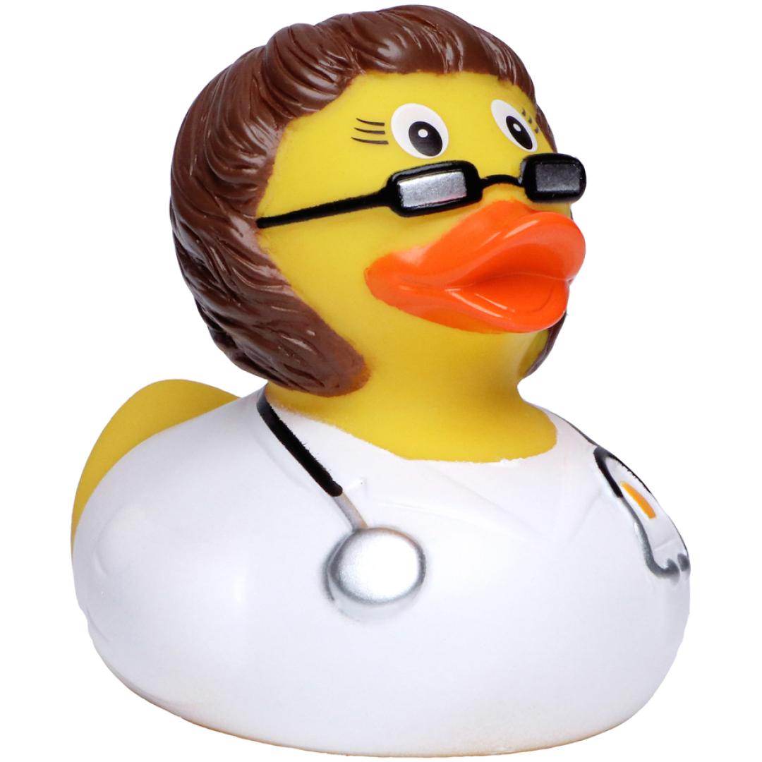 Quietsche-Ente Ärztin, brünette, Schnabels®