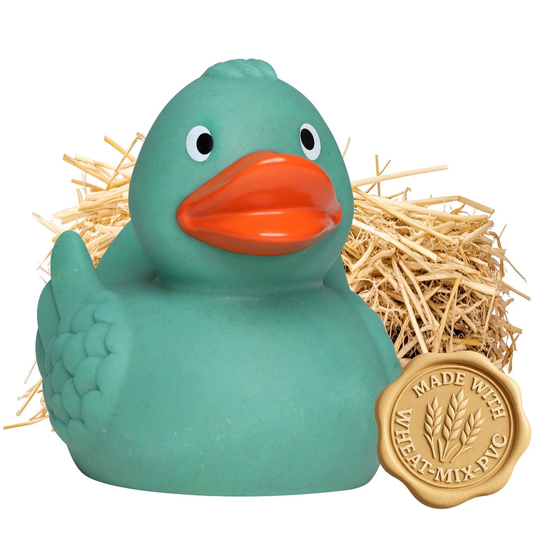 Weizen-Ente, klassik, grün · 7,5 cm