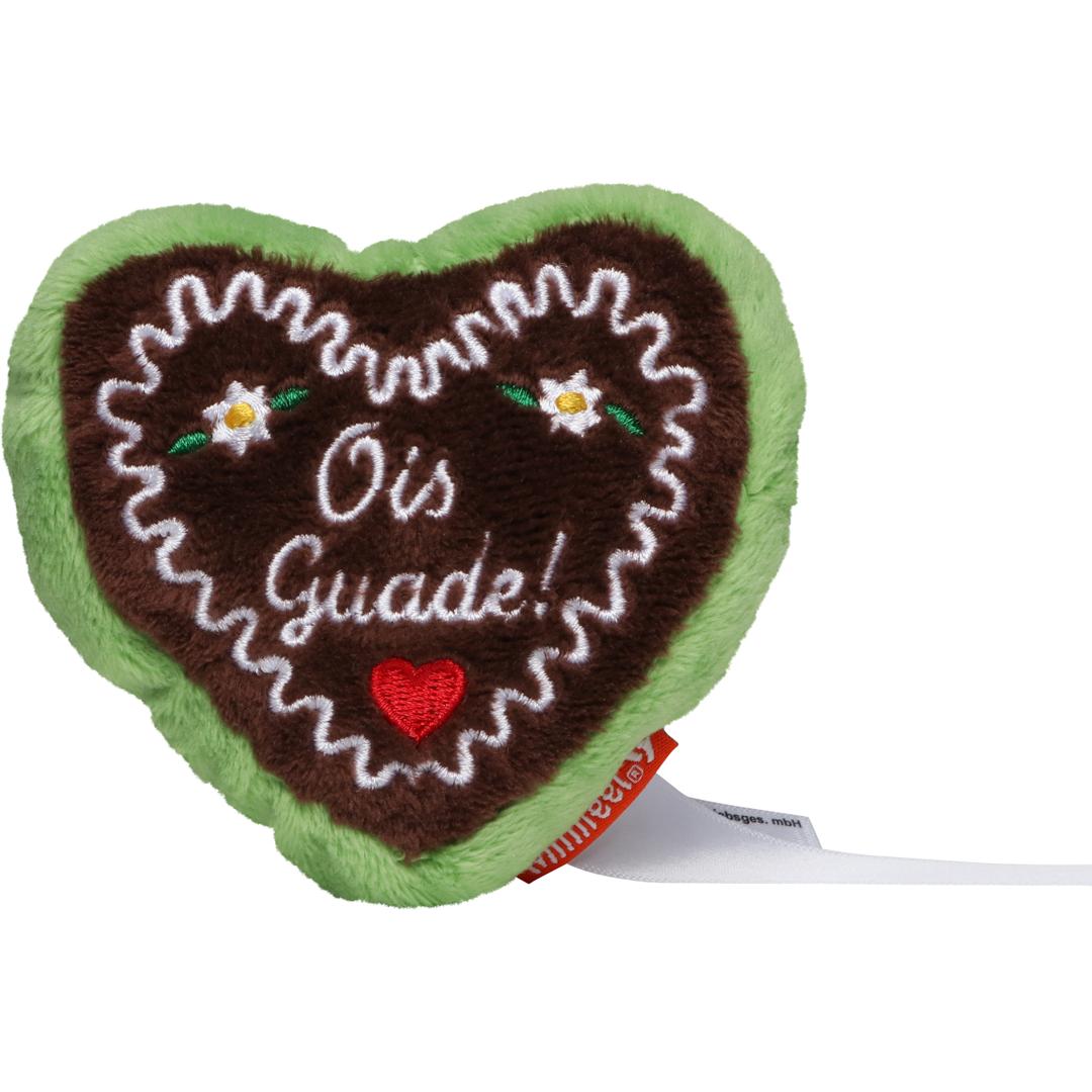Schmoozies® Lebkuchenherz, grün · one size