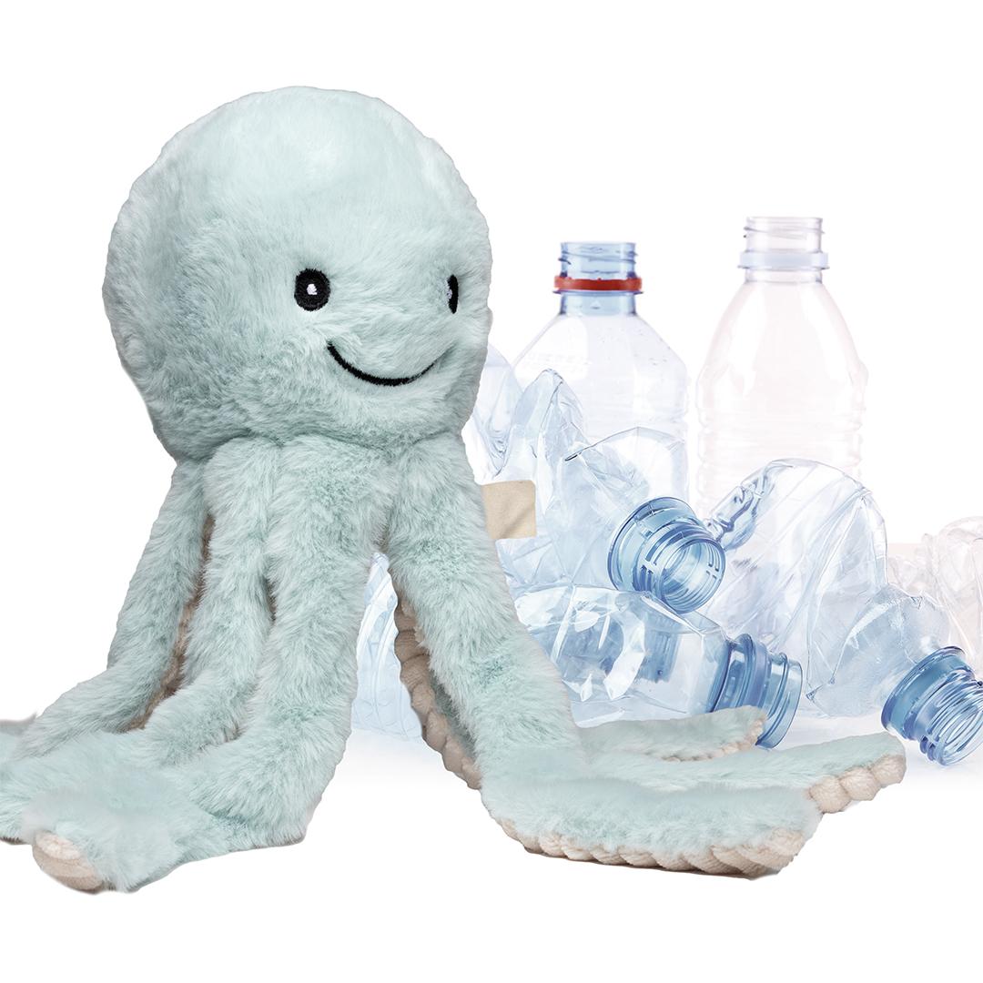 RecycelOktopus, pastellgrün · one size