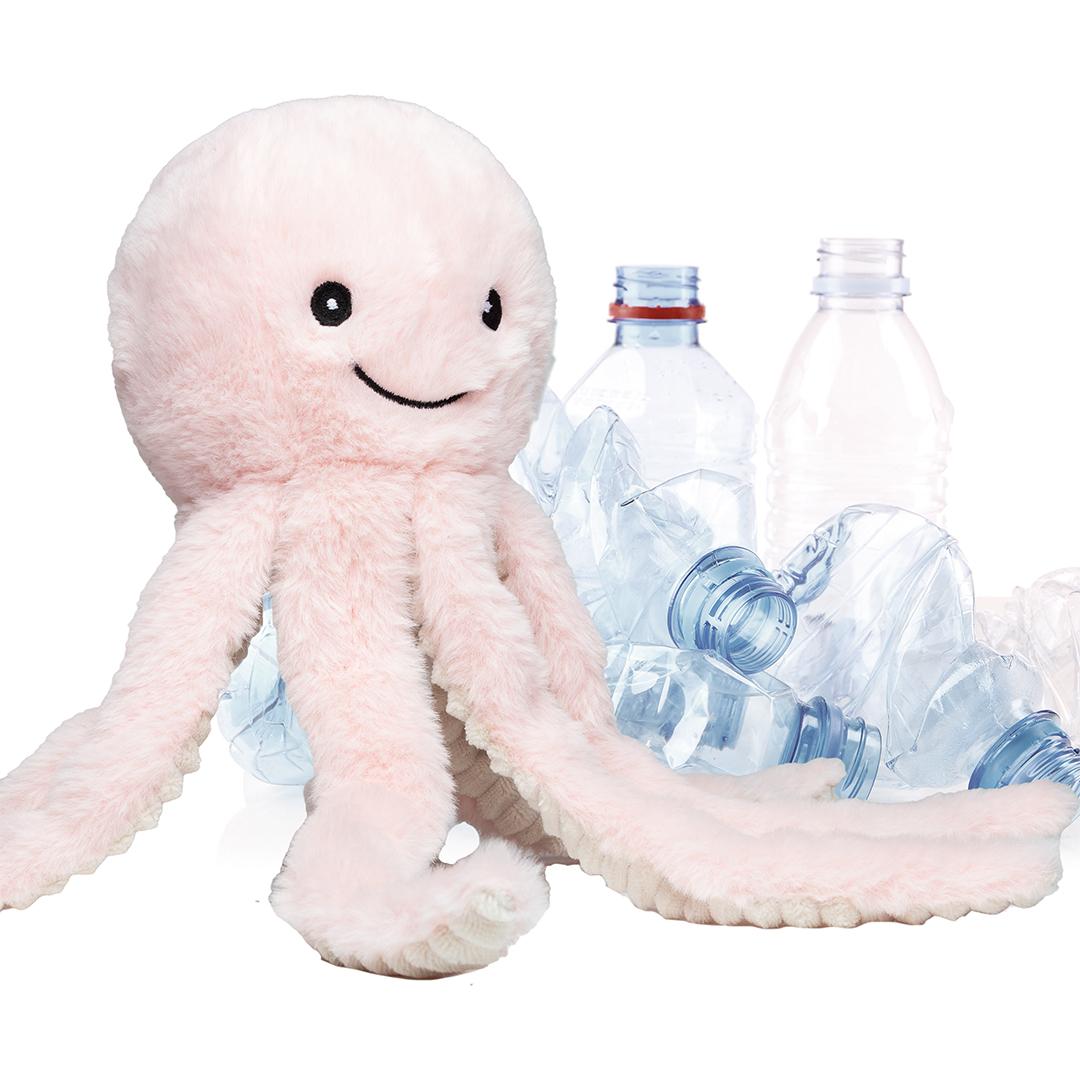RecycelOktopus, pastellrosa · one size
