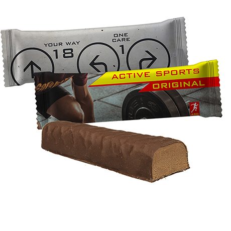 Protein-Riegel Kakao, ca. 45g, Flowpack, myfitmix