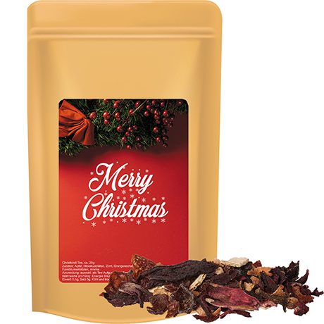 Weihnachts Früchtetee, ca. 55g, Standbeutel Midi, myfitmix