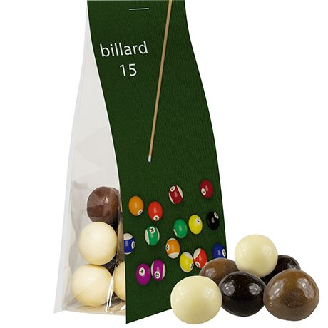 Knusperkugeln-Mix, ca. 20g, Express Blockbodenbeutel mit Werbereiter, myfitmix
