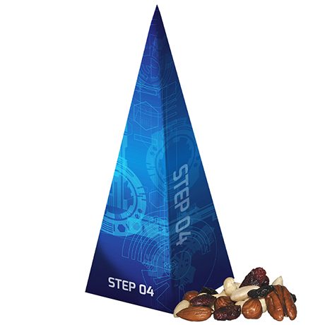 Premium Studentenfutter, ca. 30g, Präsent-Pyramide, myfitmix