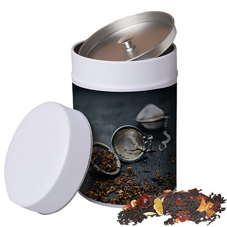 Weihnachts Schwarztee, ca. 125g, Metalldose Maxi, myfitmix