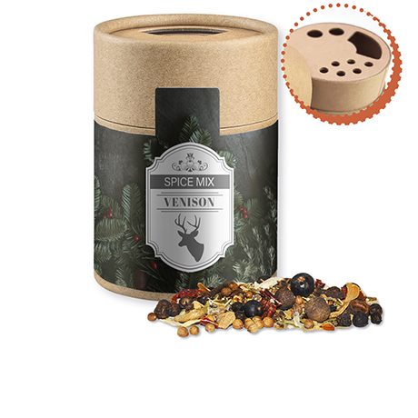 Weihnachts Gewürzmischung Wild, ca. 60g, Kraftpapierstreuer Midi, myfitmix