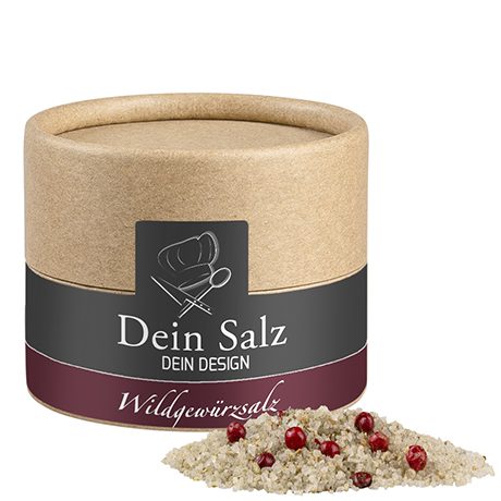 Wildgewürzsalz, ca. 45g, Kraftpapierdose Mini, myfitmix