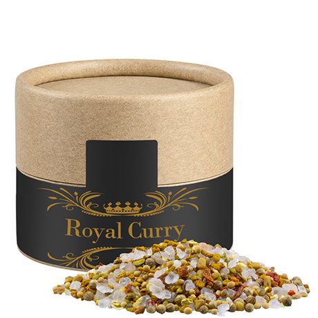 Royal Curry, ca. 50g, Kraftpapierdose Mini, myfitmix